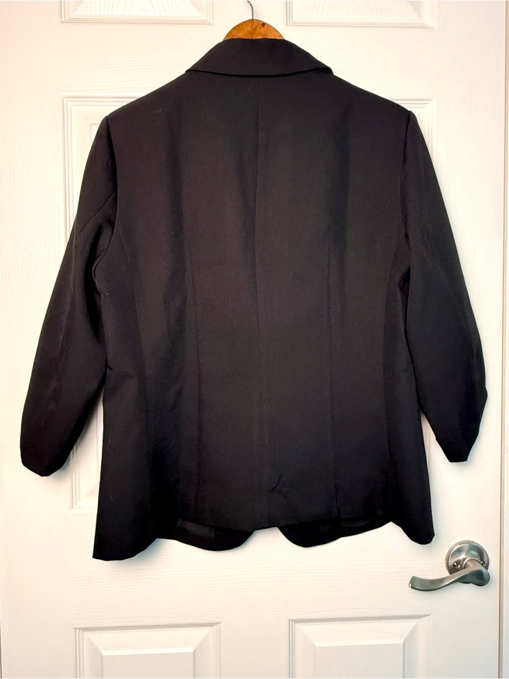 Women's Ruched 3/4 Sleeve Lightweight Slim Fit Blazer NWT - Picture 4 of 9
